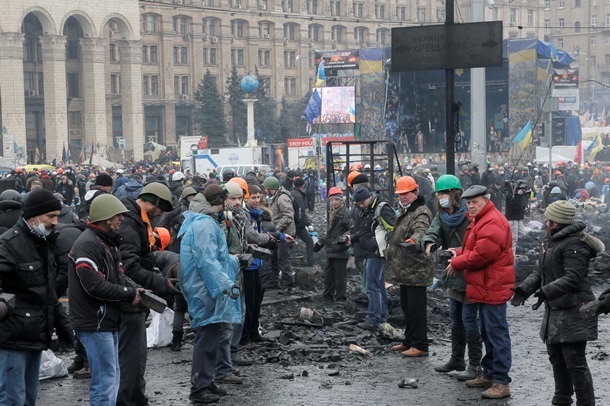 Мобилизация Майдана, восстановление сил и баррикад Мобилизация Майдана, восстановление сил и баррикад