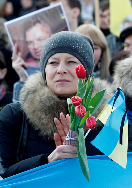 Акции солидарности в Польше и Великобритании