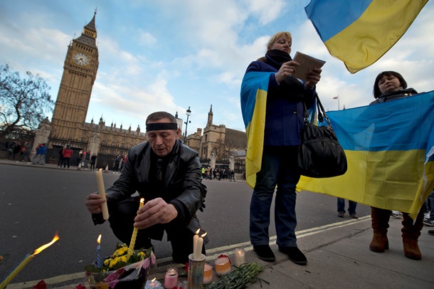 Акции солидарности в Польше и Великобритании Акции солидарности в Польше и Великобритании
