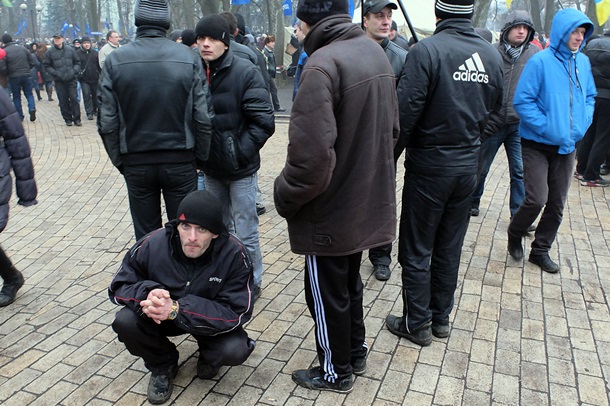 Все ради бюджета. ФотоРепортаж с митинга сторонников Партии регионов под Радой