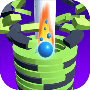 Drop Stack Ball Fall Helix Blast Crash 3D