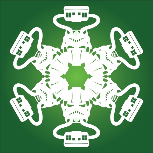 TIE Fighter Pilot - Star Wars Snowflake
