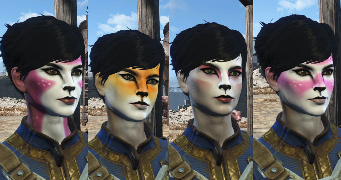 Fallout 4 Animal Face Tattoos / Татуировки животных на лице Fallout 4 Animal Face Tattoos / Татуировки животных на лице
