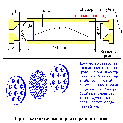 Изменённая схема реактора