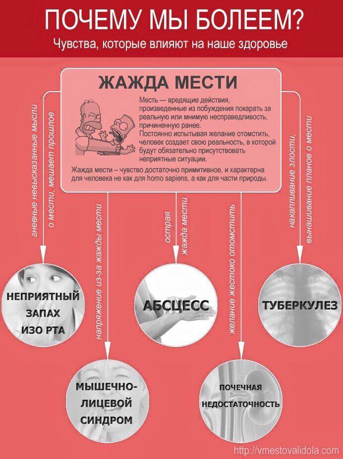 Классная инфографика о связи тела и души. Почему мы болеем. Психосоматика.