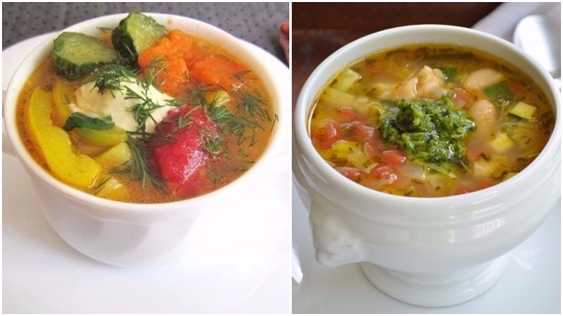 Овощной суп - Полезные супы