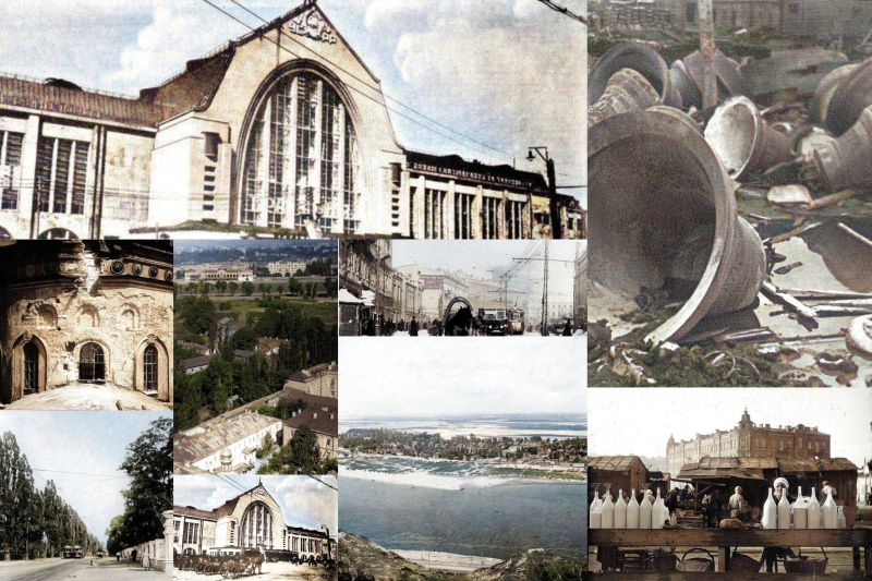 Киев, 1930 г., цветные фото Киев, 1930