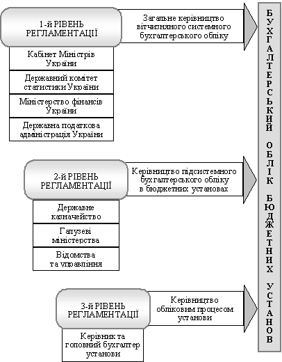 Система керівництва бухгалтерським обліком бюджетних установ в Україні