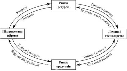 Кругообіг товарів і доходів у ринковій економіці