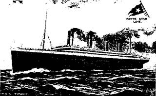 Английский фешенебельный пароход «Титаник»