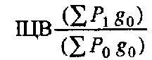 формула агрегатного індексу цін Ласпейреса