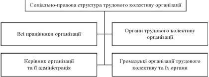 Соціально-правова структура трудового колективу