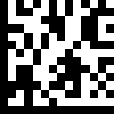 2D Barcode DataMatrix with 6 characters