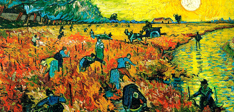Красные виноградники в Арле - Картины Ван Гога, которые должен знать каждый