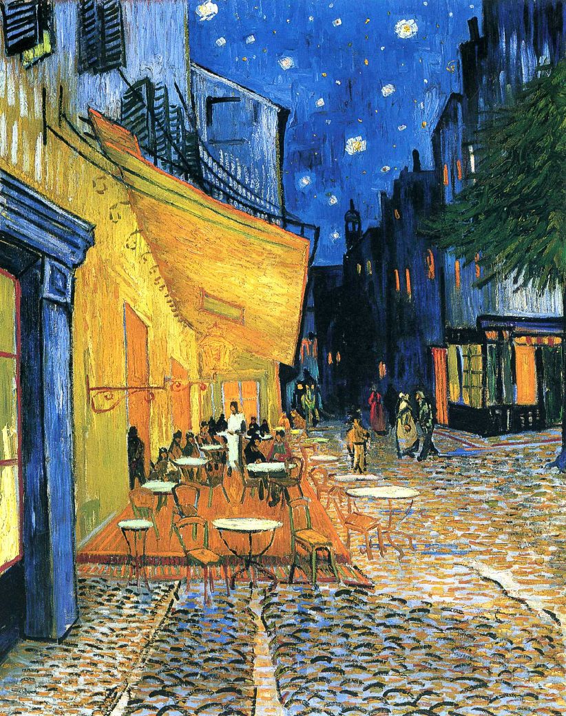Ночная терраса кафе - Картины Ван Гога, которые должен знать каждый