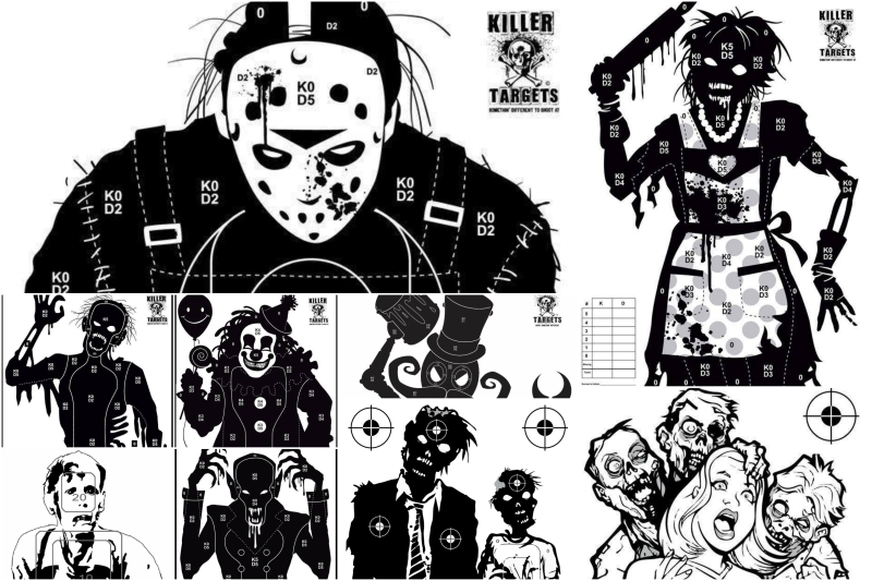 Killer Targets «Shoot Somethin Different» - Интересные мишени для стрельбы Killer Targets «Shoot Somethin Different» - Интересные мишени для стрельбы