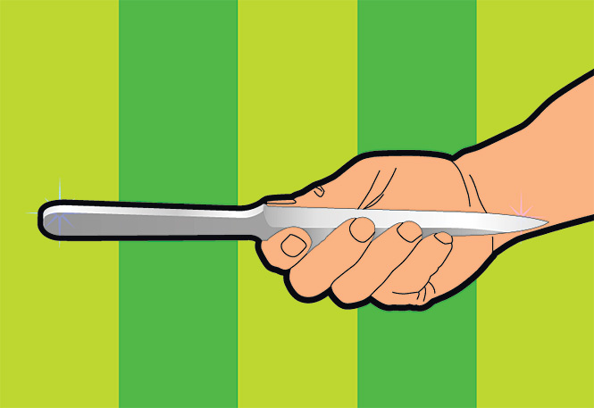 Как метать нож